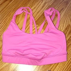 LULU LEMON Pink Sports Bra